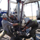 Roughnecks at work